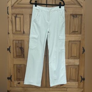 HUNTER AND BROWN High Waist Wide Leg Cargo